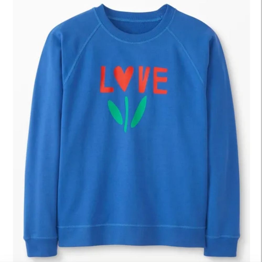 Hanna Andersson Women Graphic French Terry Sweatshirt  XL